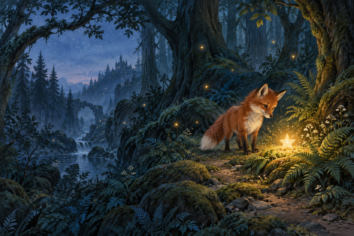Sample forest illustration